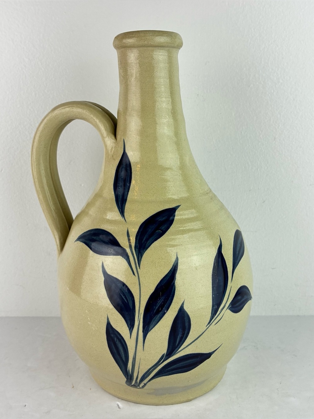 Williamsburg Pottery 1993 Salt Glazed Stoneware Jug Vase
